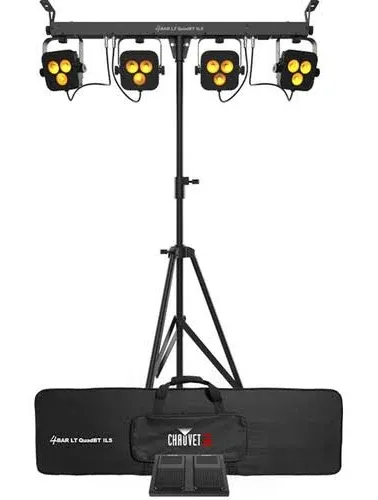 CHAUVET DJ 4BAR LT QuadBT ILS All-in-One RGBA 4-Par Wash Light System with Bluetooth