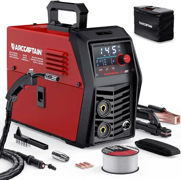 ARCCAPtain iControl MIG145 Pro Portable 3 in 1 Flux Core Welder