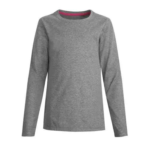 Hanes Girls' Long Sleeve Crewneck T-Shirt