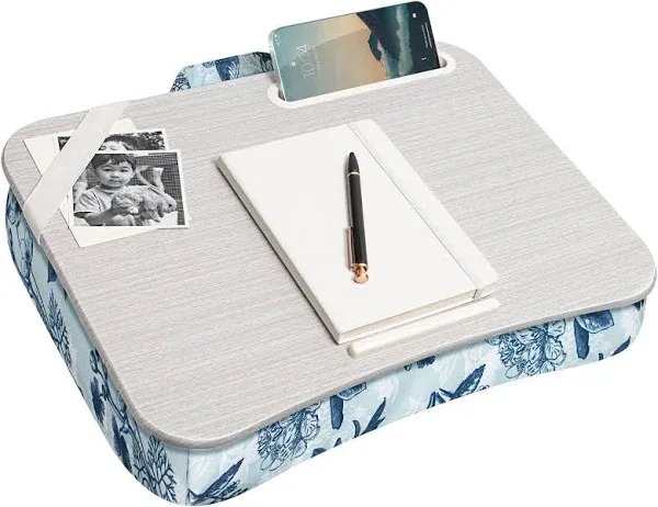 Lapgear Designer Lap Desk, Gray Damask