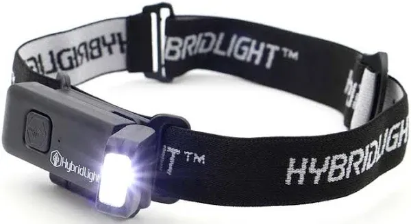 HybridLight 75 Lumen Headlamp with Hat Clip and Headband