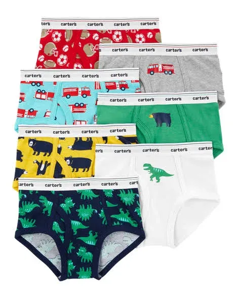 Carter's Boys' 7-Pack Cotton Briefs