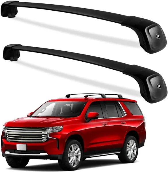 Heavy Duty 330lb Roof Rack Cross Bars Compatible with Chevrolet Suburban & Tahoe 2021 2022 2023 2024 GMC Yukon XL