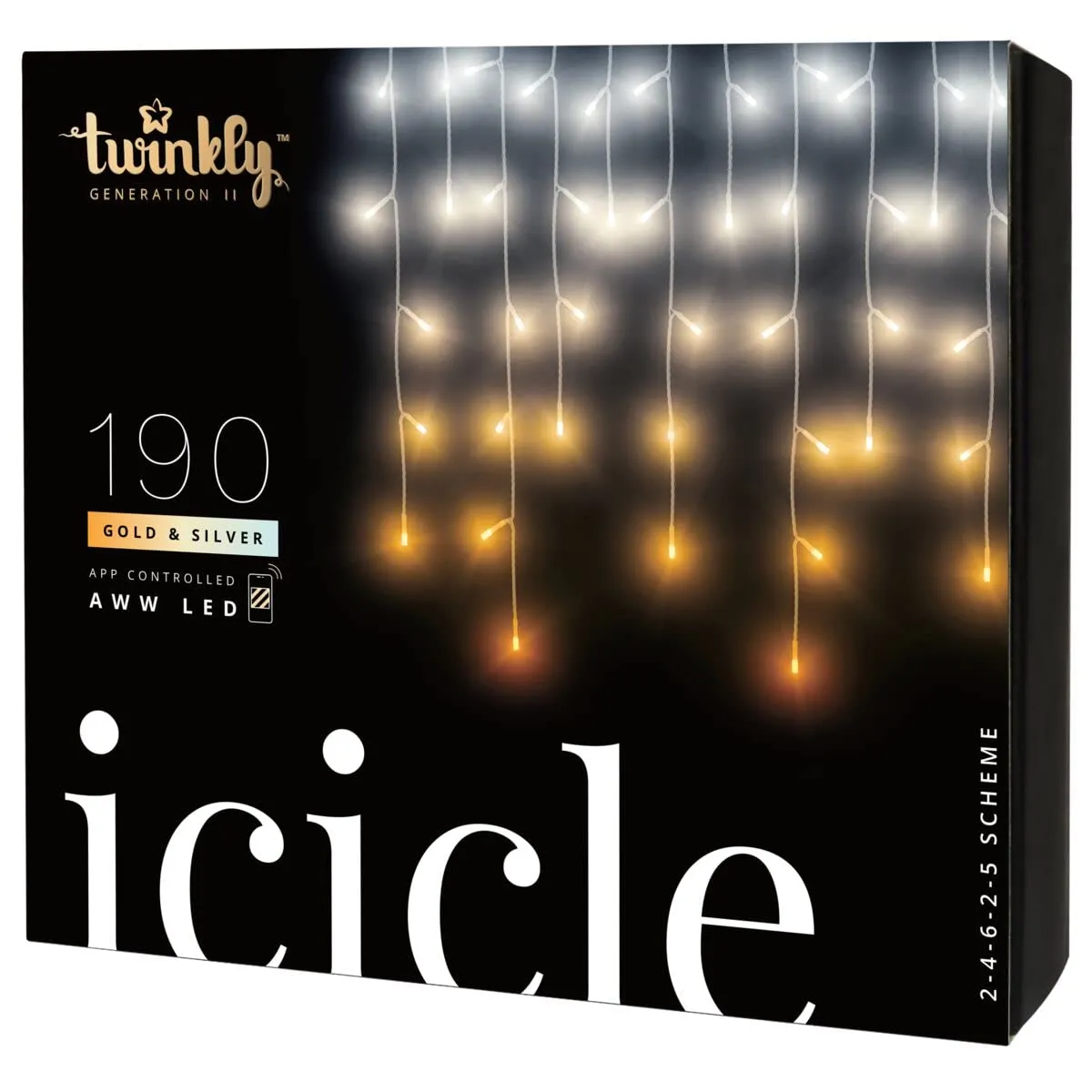 Twinkly 190 LED Icicle