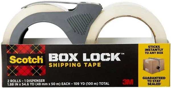 Scotch Box Lock Shipping Packaging Tape