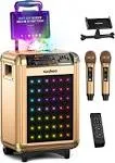 Masingo Soprano X1 Portable Karaoke Machine in Pink