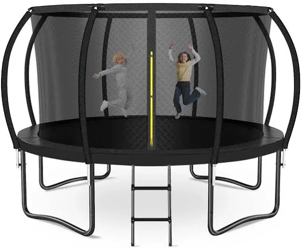 12FT Trampoline Outdoor, Large Outdoor Trampoline 12 FT for Kids &amp; Adults, He...