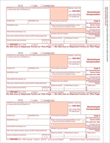 ComplyRight 1099- NEC Tax Forms