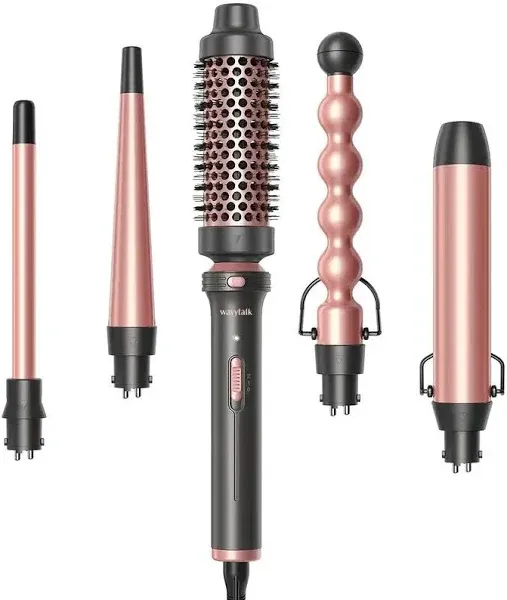 Wavytalk 5 in 1 Curling Iron Curling Wand Set