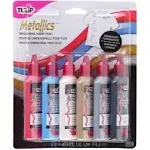 Tulip Dimensional Fabric Paints 1.25oz 6-pkg-metallics