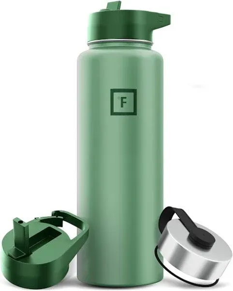 Iron Flask Sports Water Bottle 3 Lids Leak Proof