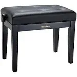 Roland RPB-300-US Piano Bench, Vinyl Seat Satin Black 197881204334 OB