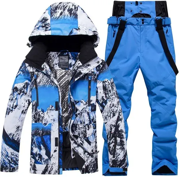 Men's Waterproof Winter Snowsuit