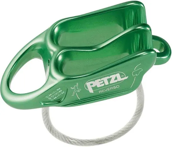 Petzl REVERSO Lightweight Belay / Rappel Device (Gray)