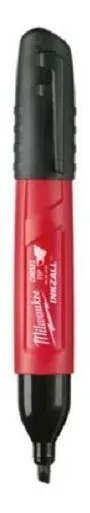 NEW MILWAUKEE 48-22-3103 INKZALL Jobsite Chisel Tip Black Permanent Marker Pen