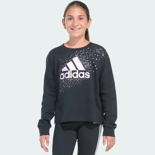 adidas Girls' Long Sleeve Graphic T-Shirt