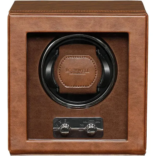 Rothwell Automatic Watch Winder with Multiple Speeds and Rotation Settings