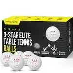 PRO SPIN Ping Pong Balls - 3-Star Premium White Table Tennis Balls | High-Per...