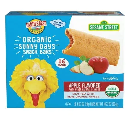 Earth's Best Organic Sesame Street Sunny Days Snack Bars