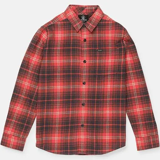 Volcom Men's Caden Plaid Long Sleeve Shirt