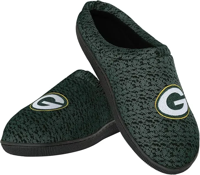 FOCO NFL Poly Knit Cup Sole Slipper Mens