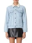 Levi's Women's Ex-Boyfriend Sherpa Trucker Jacket - Glacier Melt Xs