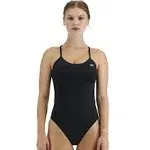 TYR Women's Durafast Elite Cutoutfit Swimsuit Navy 36