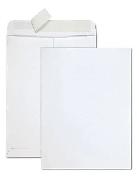 Catalog Envelope, White, Paper, PK100