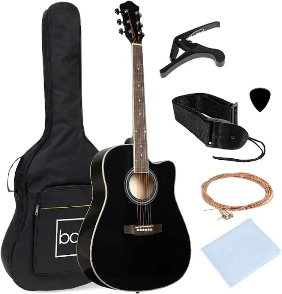 Best Choice Products 41in Full Size Beginner Acoustic Guitar