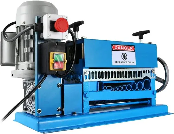 VEVOR Wire Stripping Machine DA 0.06 inch -1.5 inch,Wire Stripper Machine 11 Channels 10 Blades