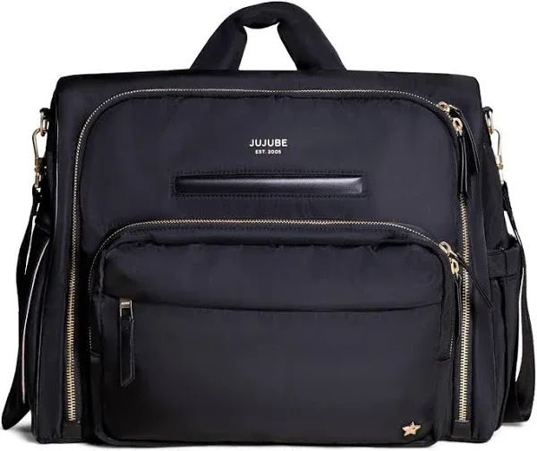 Jujube Satchel Diaper Bag - Black