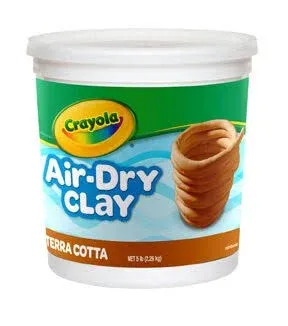 Crayola® Air Dry Clay, 5lb, Terra Cotta (CYO572004)