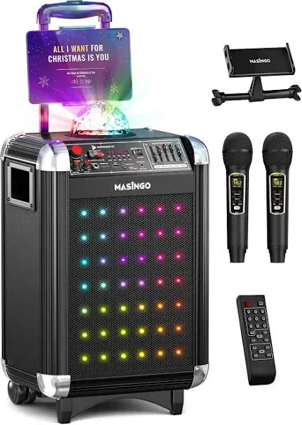 Masingo Bluetooth Portable Karaoke Machine