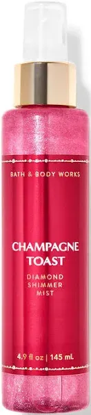 NEW Bath and Body Works CHAMPAGNE TOAST Diamond Shimmer Mist 4.9 OZ UNBOXED