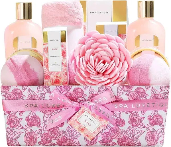 Spa Luxetique 12 Pcs Rose Bath Set