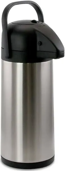 MegaChef MG-ASUA030 3 Liter Stainless Steel Airpot Hot Water Dispenser for Coffee and Tea