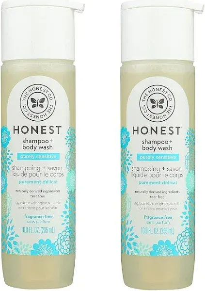 The Honest Company Sensitive Fragrance Free Shampoo & Body Wash 10 oz