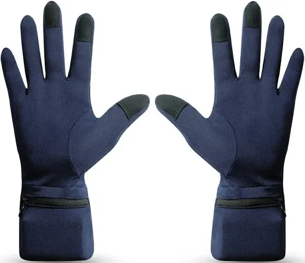 Toasty Touch Ultra-Thin Heated Gloves - Toasty Touch X-Small / Navy Blue