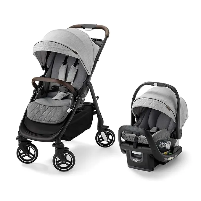 Graco Premier Merge Travel System, Stroller Car Seat Combo, Includes SnugRide SnugFit 35 LX ICS, Midtown