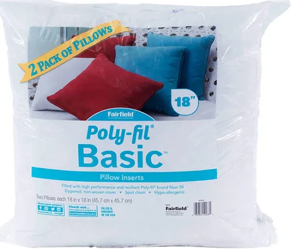 Fairfield Poly-Fil Basic 2ct. Pillow Insert