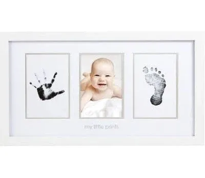 Pearhead Babyprints Newborn Baby Handprint and Footprint Photo Frame Kit