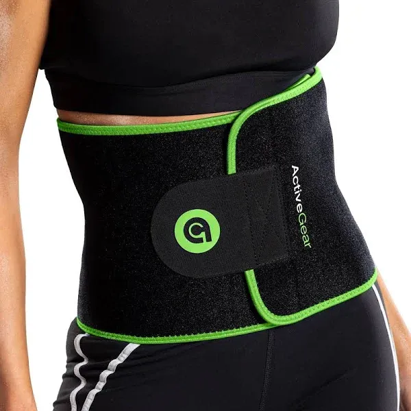 ActiveGear Waist Trainer for Women & Men Sweat Band Waist Trimmer Belt for a Toned Look