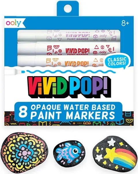 OOLY Vivid Pop! Water Based Paint Markers