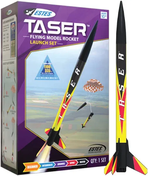 Estes Flying Model Rocket Starter Kit Taser  EST 1491