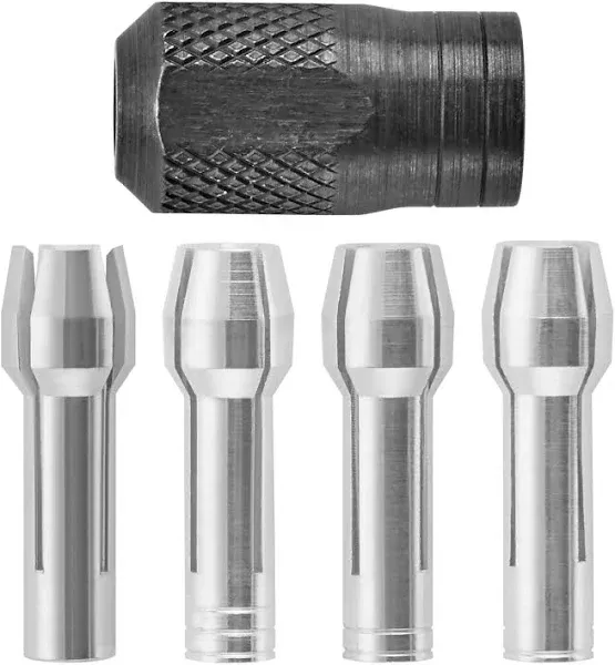 Dremel Aluminum Quick Change Collet Nut Kit 5 PK 4485