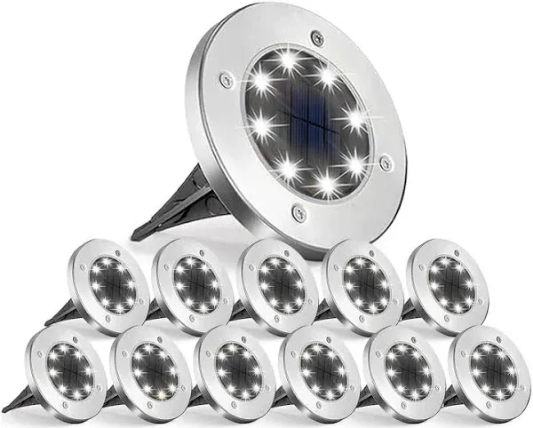 12 Pack Solar Ground Lights