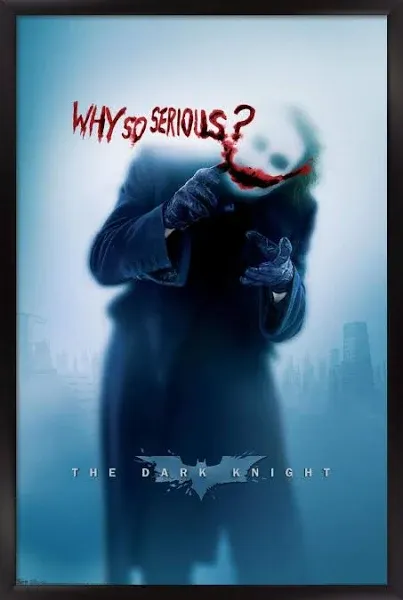 Trends International Dc Comics The Dark Knight The Joker Why So Serious Wall Poster