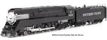 N Kato 4-8-4 GS-4 Southern Pacific Postwar Black #4433 w/ Pre-Installed DCC 1260308D