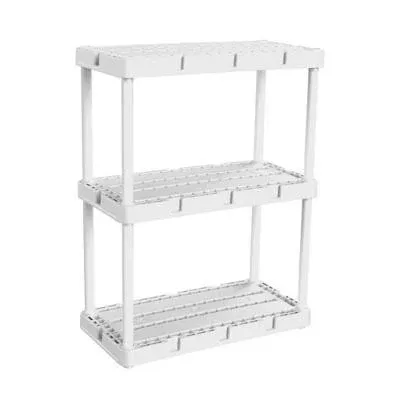 3 Shelf Knect-A-Shelf Solid Light Duty Storage Unit 12 x 24 x 33 Organizer fo...