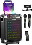 Masingo Bluetooth Portable Karaoke Machine with Pa Speaker System